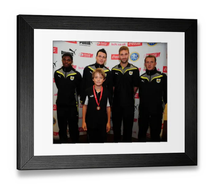 Framed Print : Bristol City Football Club: Junior Academy Plus - Nurturing Future First Team Stars (Season 09-10)