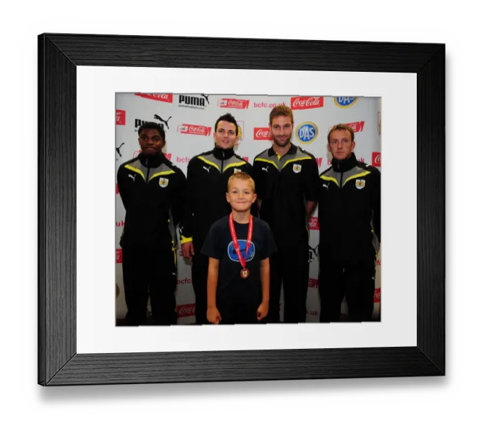 Framed Print : Bristol City Football Club: Junior Academy Plus - Nurturing Future First Team Stars (Season 09-10)