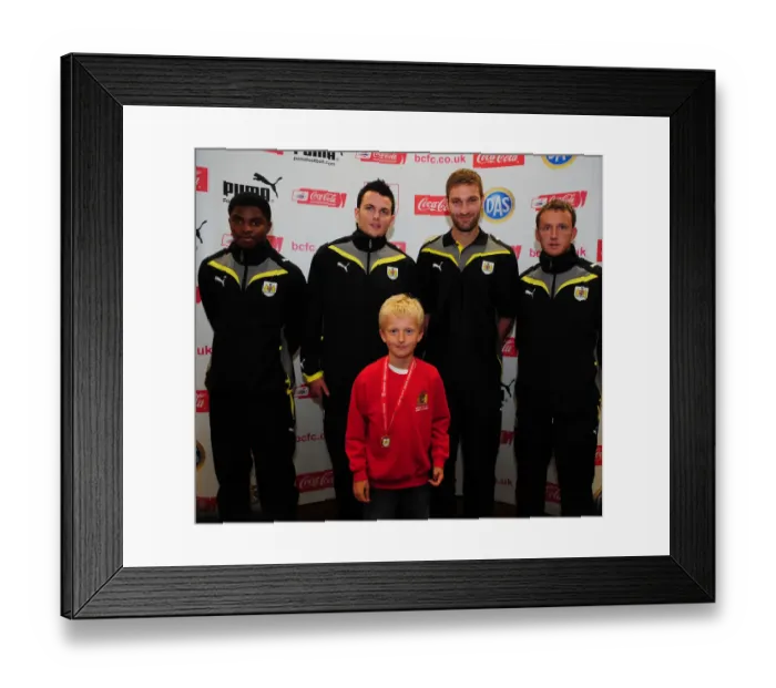 Framed Print : Bristol City Football Club: Junior Academy Plus - Nurturing Future First Team Stars (Season 09-10)