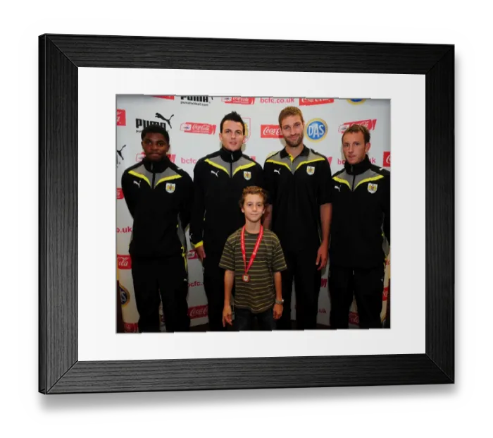 Framed Print : Bristol City Football Club: Junior Academy Plus - Nurturing Future First Team Stars (Season 09-10)