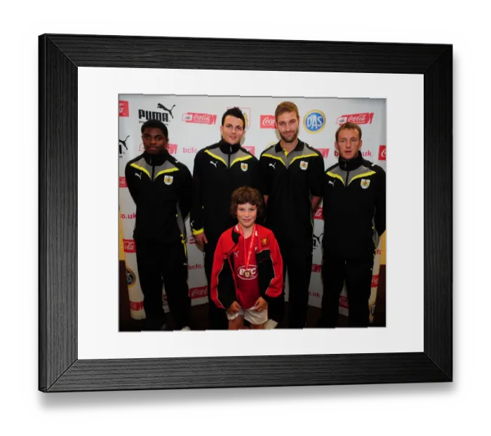 Framed Print : Bristol City Football Club: Junior Academy Plus - Nurturing Future First Team Stars (Season 09-10)
