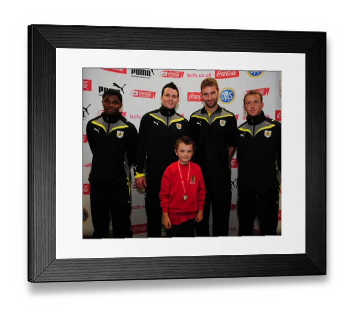 Framed Print : Nurturing Tomorrow's First Team Talent: Junior Academy Plus Launch at Bristol City Football Club - Season 09-10