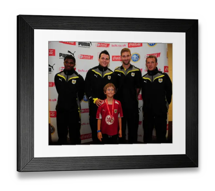 Framed Print : Bristol City Football Club: Junior Academy Plus - Nurturing Future First Team Stars (Season 09-10)