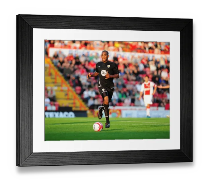Framed Print : Bristol City vs Ajax: Pre-Season Friendly - 09-10