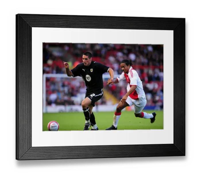 Framed Print : Bristol City vs Ajax: Pre-Season Friendly - 09-10