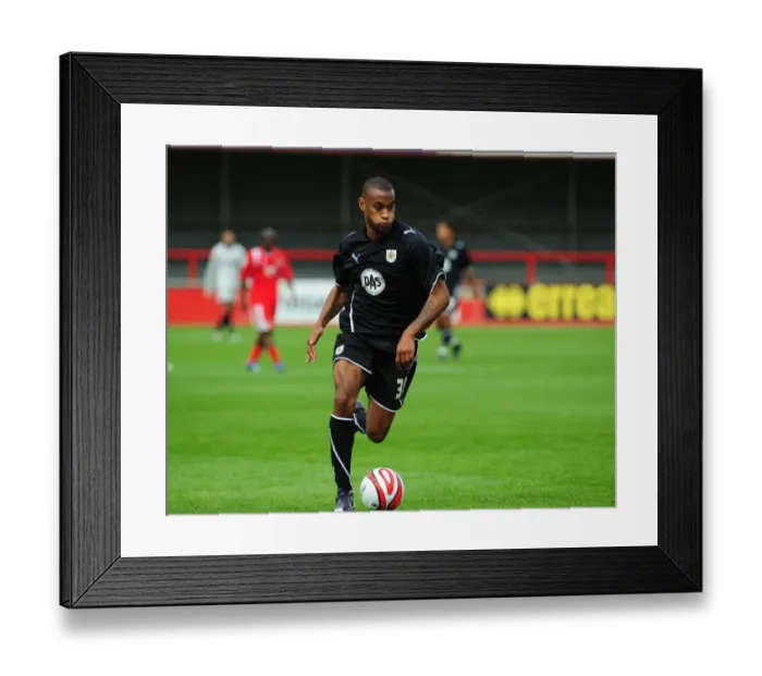 Framed Print : Bristol City vs. Cheltenham Town: Pre-Season Friendly - Season 09-10