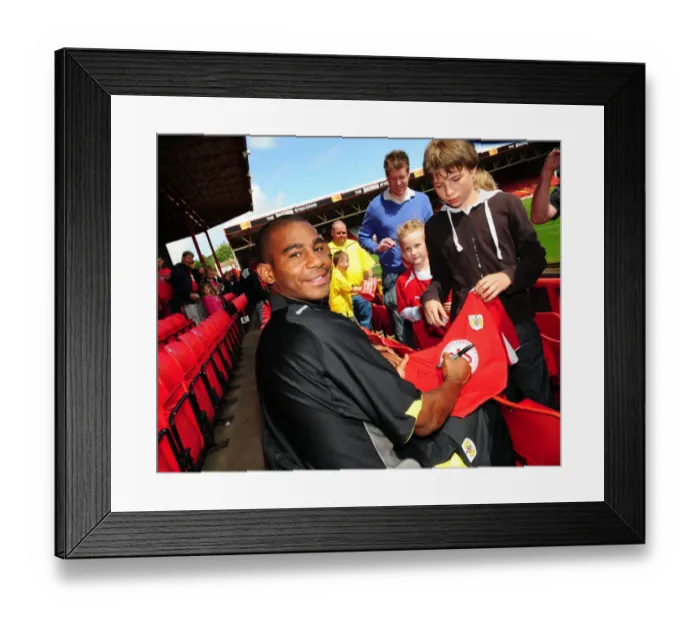 Framed Print : Open Day. Bristol City First Team: Season 09-10: Open Day