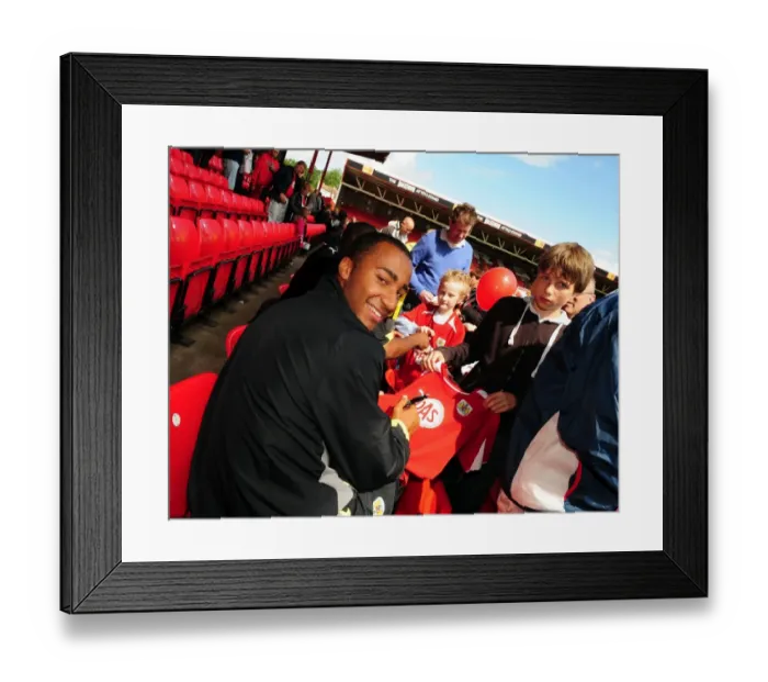 Framed Print : Bristol City FC Open Day: 09-10 Season First Team