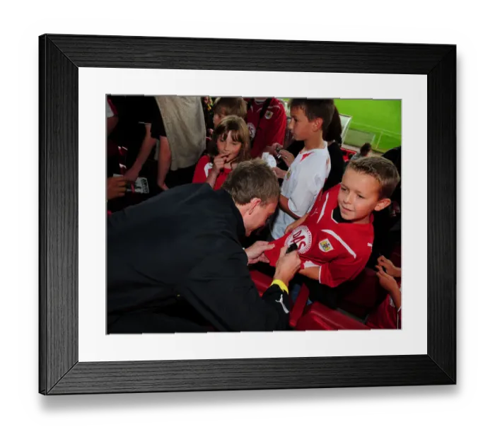 Framed Print : Behind the Scenes: 09-10 Bristol City FC First Team Open Day Framed Print : Behind the Scenes: 09-10 Bristol City FC First Team Open Day