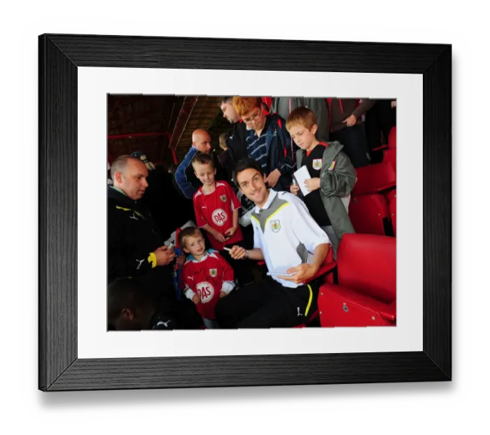 Framed Print : Behind the Scenes: 09-10 Bristol City FC First Team Open Day
