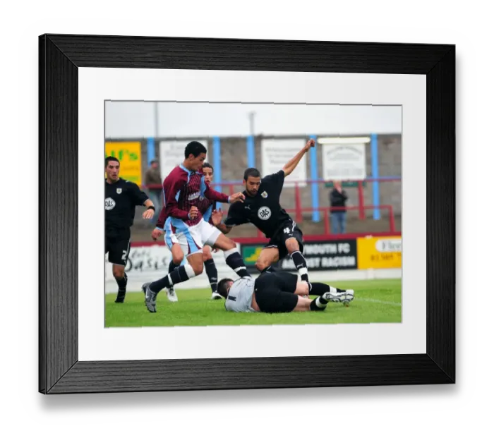 Framed Print : Bristol City FC: Pre-Season Friendly Against Weymouth (09-10) Framed Print : Bristol City FC: Pre-Season Friendly Against Weymouth (09-10)