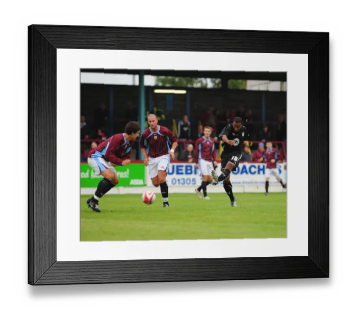 Framed Print : Bristol City FC: Pre-Season Friendly Against Weymouth (09-10)