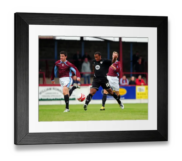 Framed Print : Bristol City FC: Pre-Season Friendly Against Weymouth (09-10) Framed Print : Bristol City FC: Pre-Season Friendly Against Weymouth (09-10)