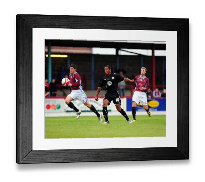 Framed Print : Bristol City FC vs Weymouth: Pre-Season Friendly (09-10)