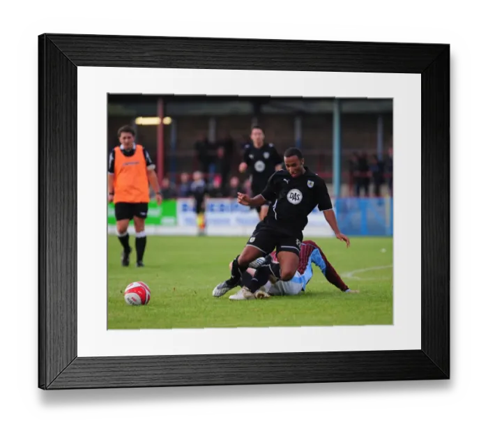 Framed Print : Bristol City FC: Pre-Season Friendly Against Weymouth (09-10) Framed Print : Bristol City FC: Pre-Season Friendly Against Weymouth (09-10)