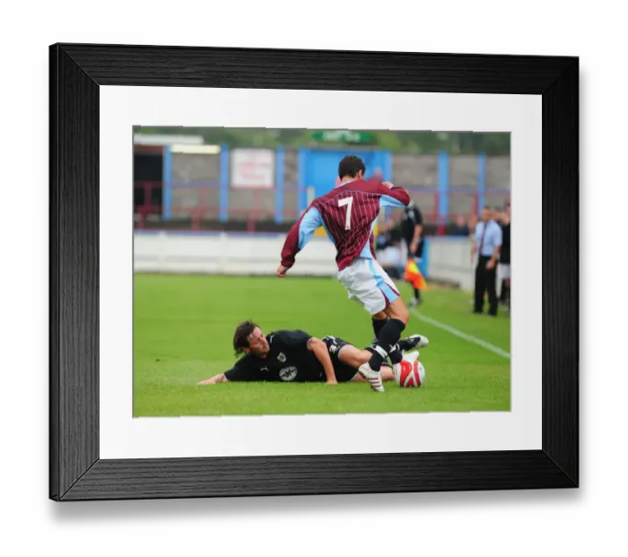 Framed Print : Bristol City FC: Pre-Season Friendly Against Weymouth (09-10) Framed Print : Bristol City FC: Pre-Season Friendly Against Weymouth (09-10)