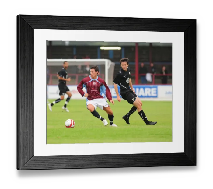 Framed Print : Bristol City FC: Pre-Season Friendly Against Weymouth (09-10) Framed Print : Bristol City FC: Pre-Season Friendly Against Weymouth (09-10)