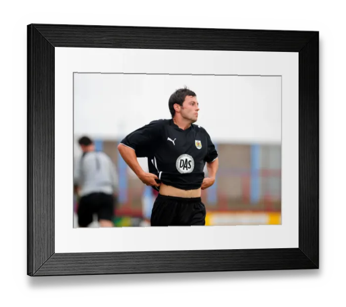 Framed Print : Bristol City FC: Pre-Season Friendly Against Weymouth (09-10) Framed Print : Bristol City FC: Pre-Season Friendly Against Weymouth (09-10)