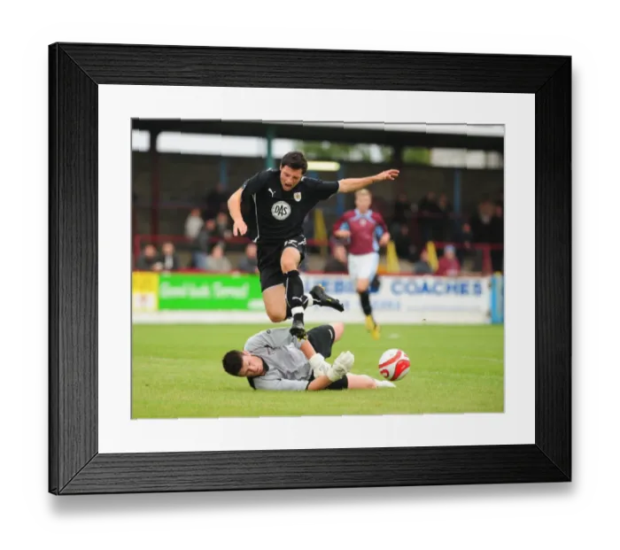 Framed Print : Bristol City FC vs Weymouth: Pre-Season Friendly (09-10)