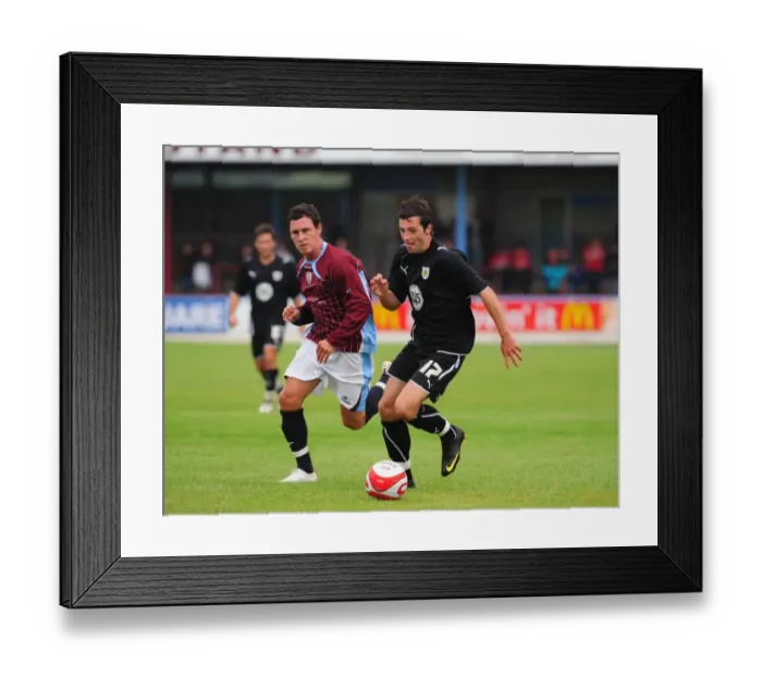 Framed Print : Bristol City FC: Pre-Season Friendly Against Weymouth (09-10)