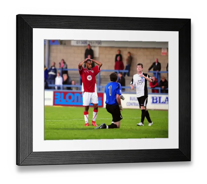 Framed Print : Bristol City FC: Pre-Season Friendly Against Dorchester (09-10) Framed Print : Bristol City FC: Pre-Season Friendly Against Dorchester (09-10)