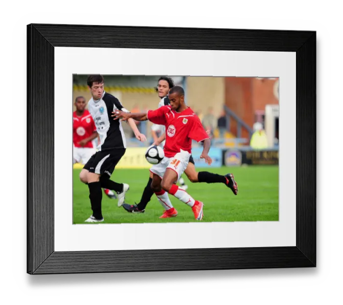 Framed Print : Bristol City FC: Pre-Season Friendly Against Dorchester (09-10) Framed Print : Bristol City FC: Pre-Season Friendly Against Dorchester (09-10)