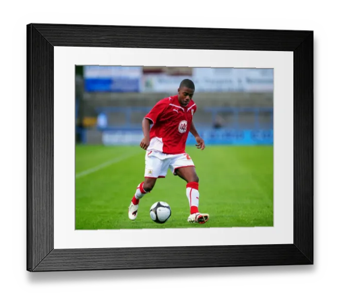 Framed Print : Bristol City FC vs Dorchester: Pre-Season Friendly (09-10)