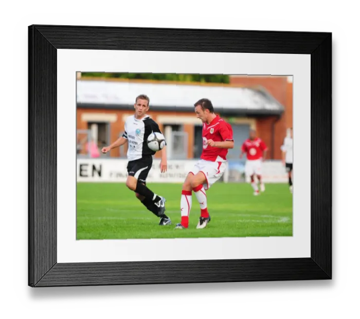 Framed Print : Bristol City FC vs Dorchester: Pre-Season Friendly (09-10)