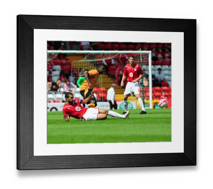 Framed Print : Bristol City vs. Wolverhampton Wanderers: A Glimpse into the 09-10 First Team's Pre-Season Training