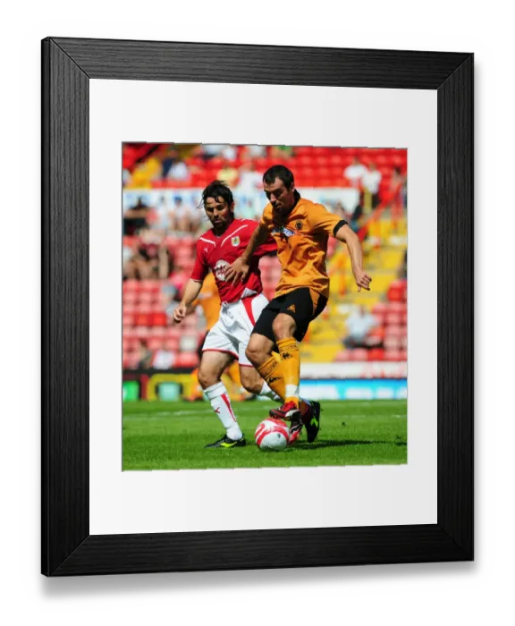 Framed Print : Bristol City vs. Wolverhampton Wanderers: Pre-Season Friendly (09-10)