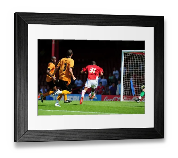 Framed Print : Bristol City vs. Wolverhampton Wanderers: Pre-Season Friendly (09-10)