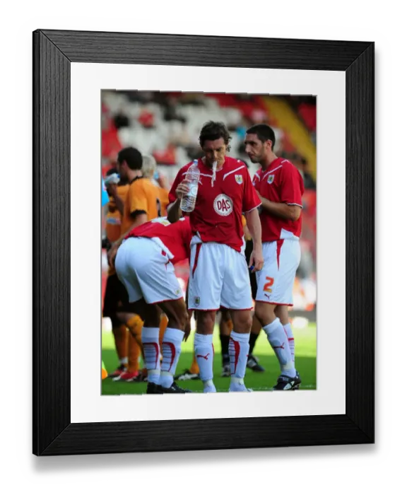 Framed Print : Bristol City vs. Wolverhampton Wanderers: 09-10 Pre-Season Friendly - A Glimpse into the First Team's Training Framed Print : Bristol City vs. Wolverhampton Wanderers: 09-10 Pre-Season Friendly - A Glimpse into the First Team's Training