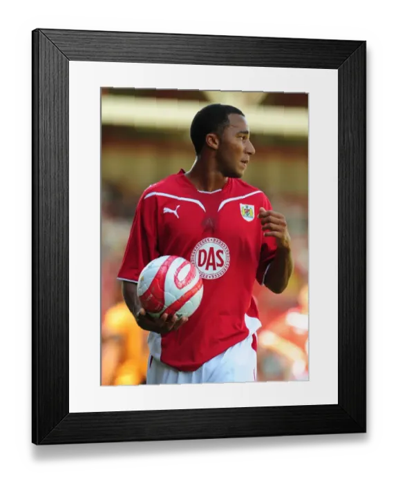 Framed Print : Bristol City vs. Wolverhampton Wanderers: 09-10 Pre-Season Friendly