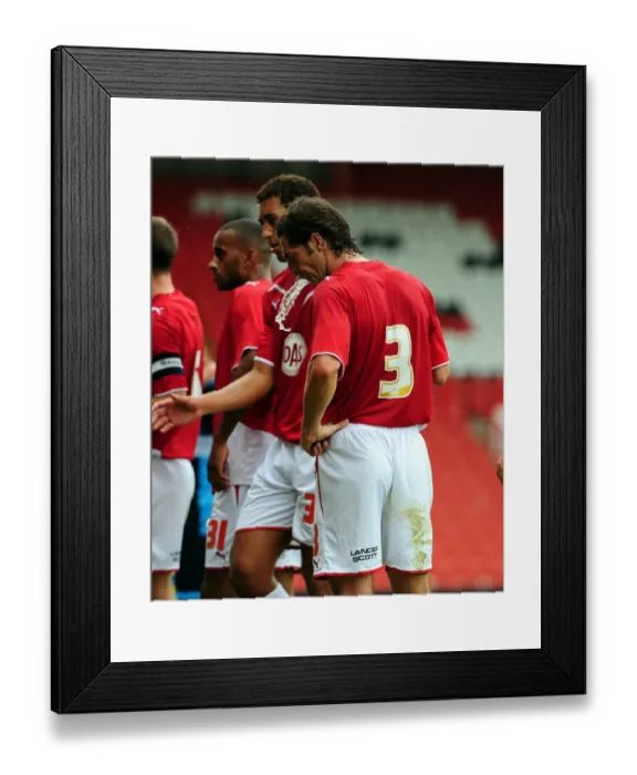 Framed Print : Bristol City FC: 09-10 Pre-Season Friendly - A Glimpse into First Team Training: Bristol City vs Wycombe Wanderers