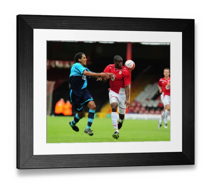 Framed Print : Bristol City vs Wycombe Wanderers: 2009-10 Pre-Season Friendly