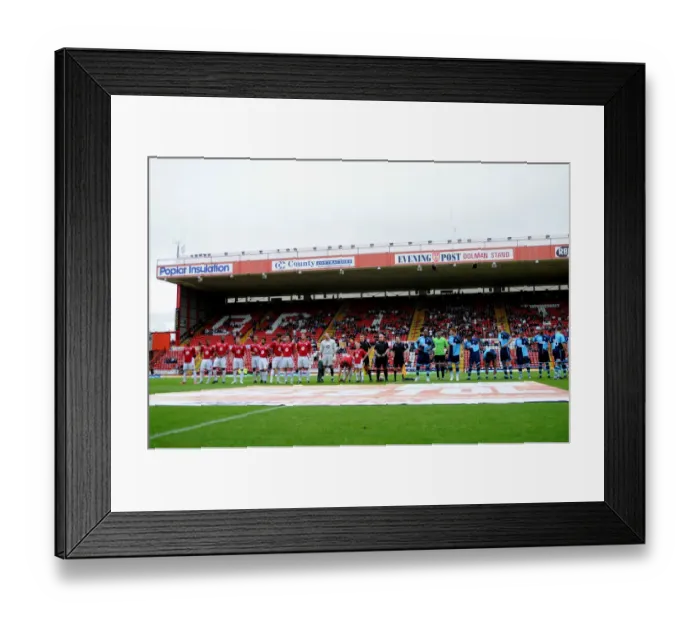 Framed Print : City v Wycombe Framed Print : City v Wycombe