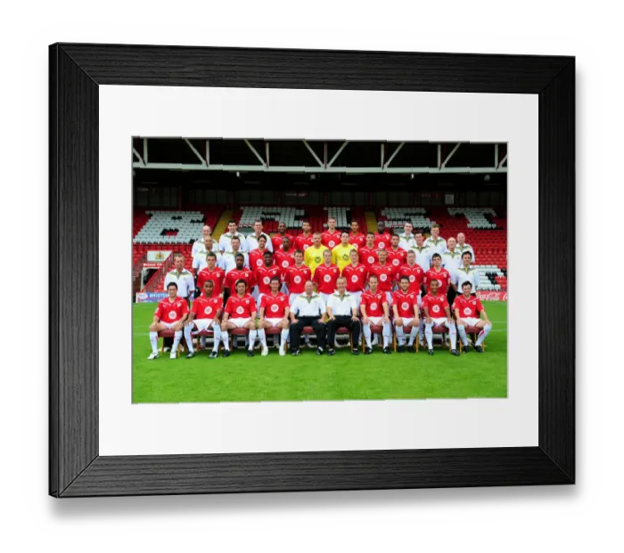 Framed Print : Bristol City First Team: 09-10 Unified Season Photo - Team Image Framed Print : Bristol City First Team: 09-10 Unified Season Photo - Team Image
