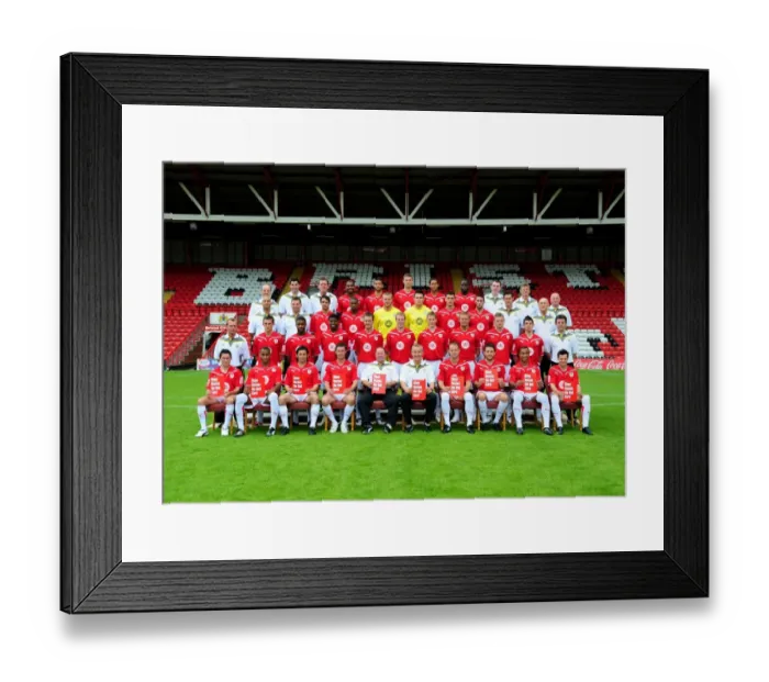 Framed Print : United in Blue: 09-10 Bristol City First Team Season Photo Framed Print : United in Blue: 09-10 Bristol City First Team Season Photo