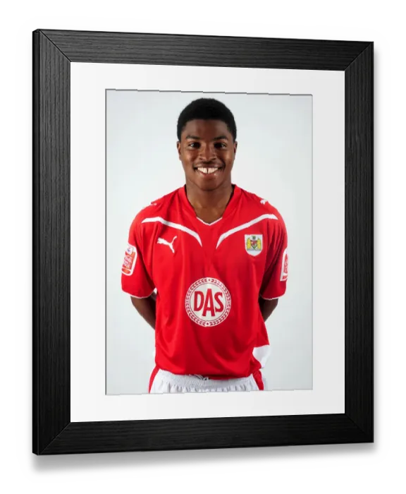 Framed Print : Bristol City FC: Jamal Campbell-Ryce - Head Shots, Season 10-11