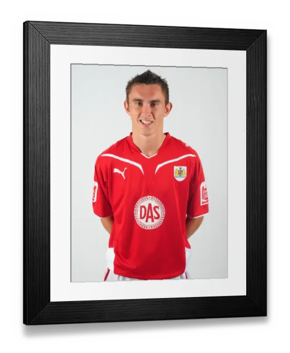 Framed Print : Bristol City FC: Head Shots - Jamal Campbell-Ryce, Season 10-11