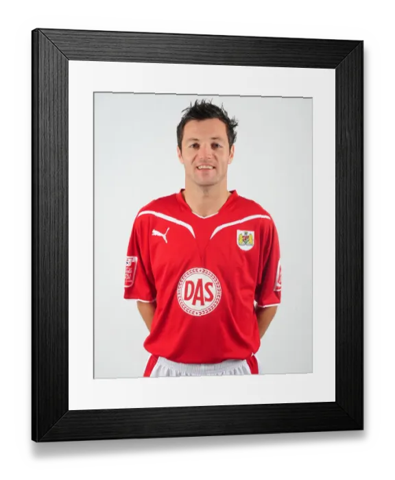 Framed Print : Head Shots: Bristol City FC First Team - Season 10-11: Jamal Campbell-Ryce