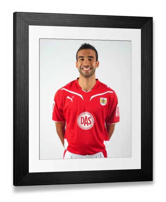 Framed Print : Bristol Citys Jamal Camplbell-Ryce