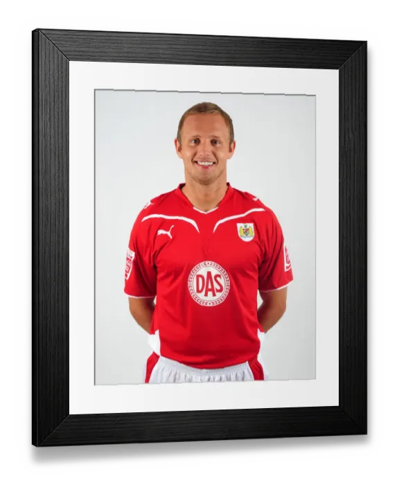 Framed Print : Bristol City First Team: Head Shots (Season 09-10)