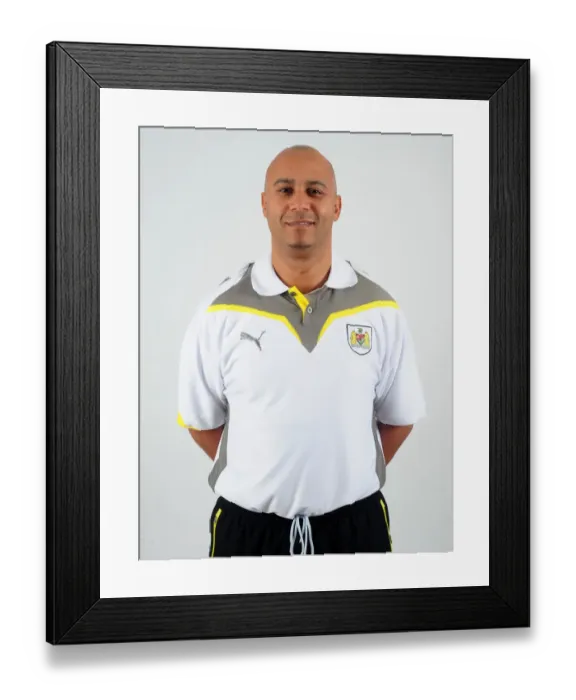 Framed Print : Bristol City FC First Team: Head Shots - Season 10-11 (featuring Jamal Campbell-Ryce)