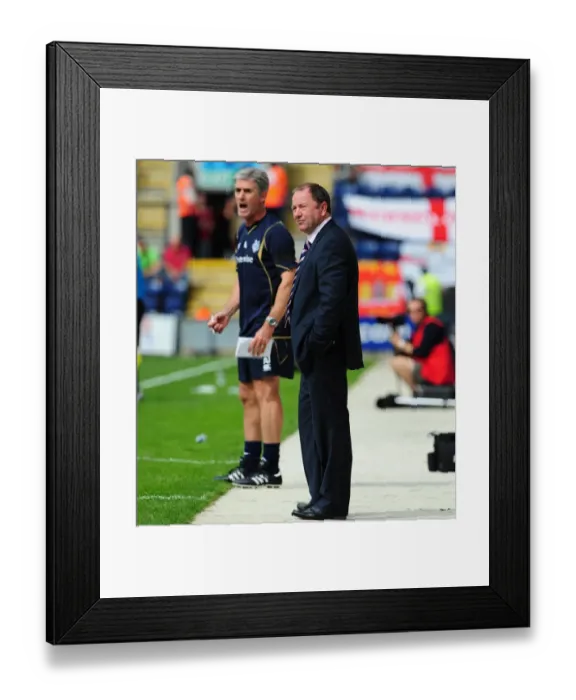 Framed Print : Clash of Giants: Bristol City vs Preston North End (Season 09-10)