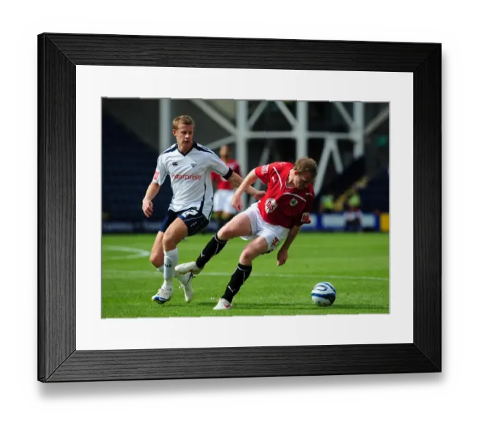 Framed Print : Bristol City vs. Preston North End: A Football Rivalry - Season 09-10