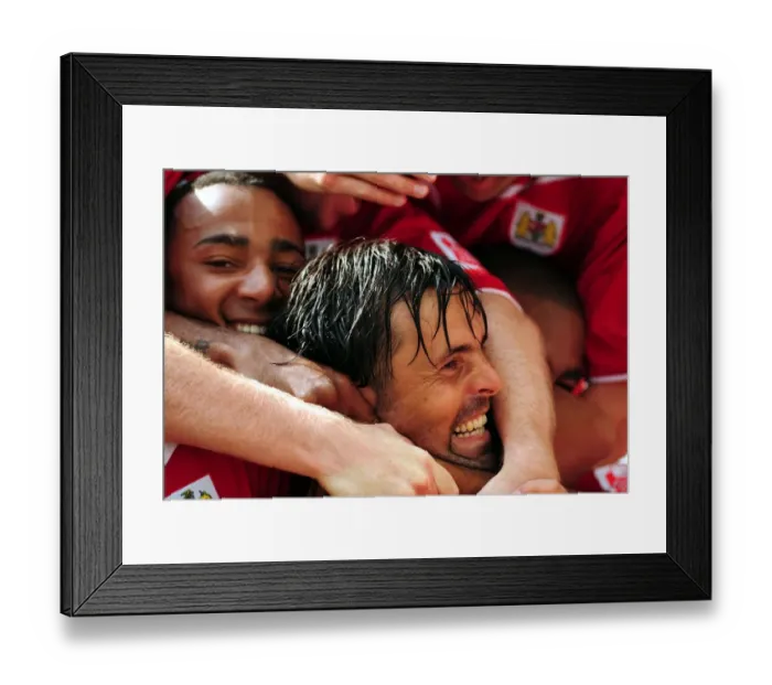 Framed Print : Paul Hartley Celebration