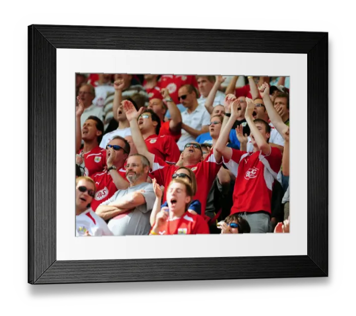 Framed Print : The Intense Rivalry: Bristol City vs Preston North End - Season 09-10