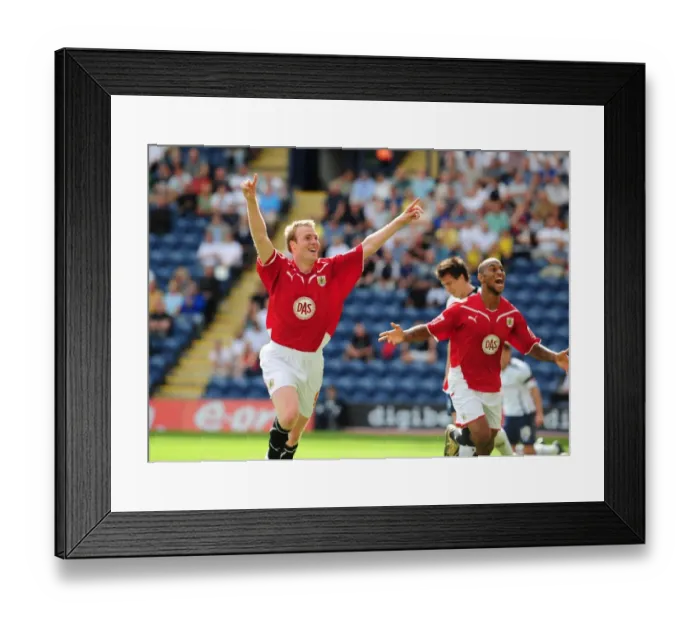 Framed Print : Bristol City vs. Preston North End: The Football Showdown - Season 09-10