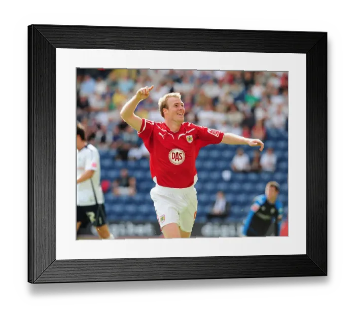 Framed Print : Bristol City vs. Preston North End: A Football Rivalry - Season 09-10